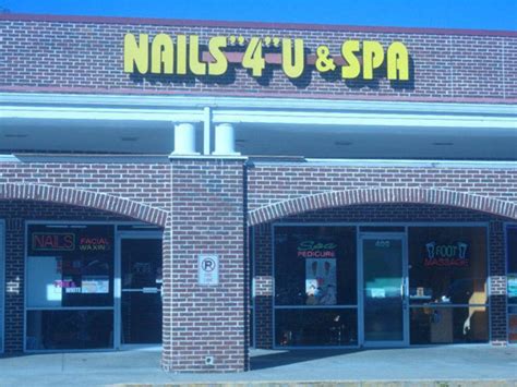 Nail 4 u - Specialties: We are a new nail business bringing you a wide array of spa services. Gel manicure, pedicures, waxing services, eyelash extensions. Need to unwind? We offer facial services depending on your needs. Clean sterile environment, we use new liners for every pedicure service. We offer a number of different types of pedicure packages, from hot stone massages to parafin wax and sugar ... 